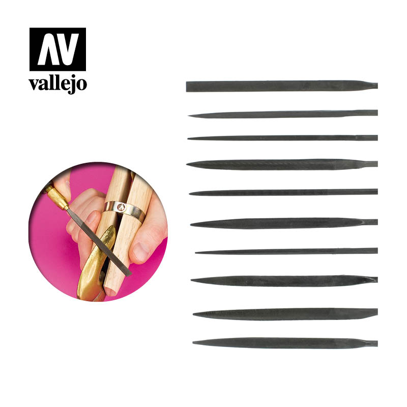 Vallejo Needle File Set X10
