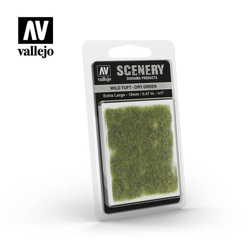 Vallejo: Wild Tuft - Dry Green Extra large