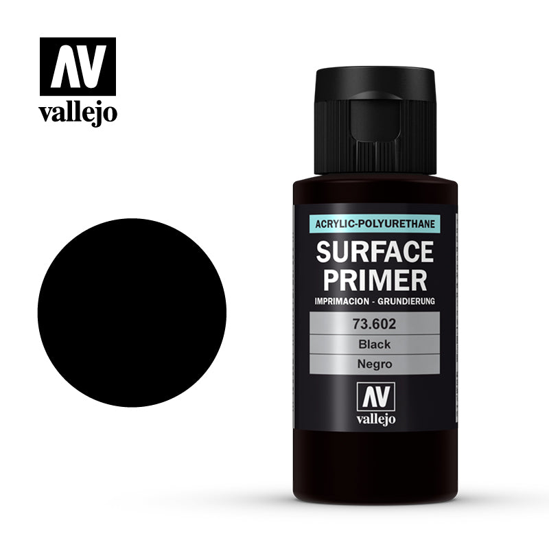 Vallejo: Black Surface Primer 60ML