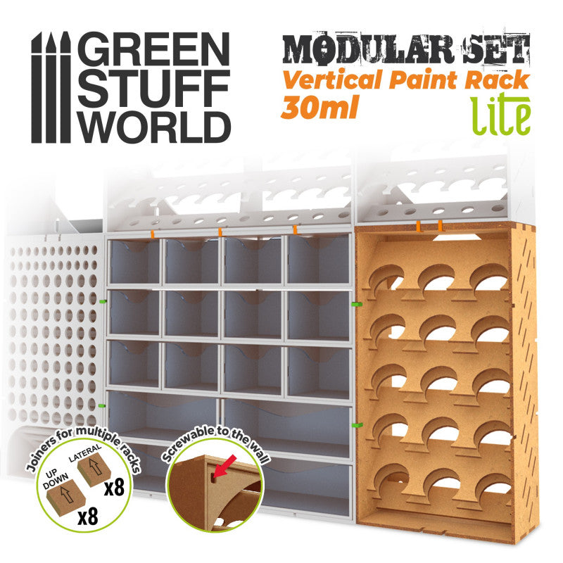 Green Stuff World: Vertical Paint Rack Lite 30ml